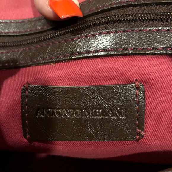 Amazing Authentic Antonio Melani Orange leather - Picture 4 of 8